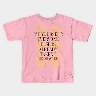 Quote Oscar Wild Kids T-Shirt